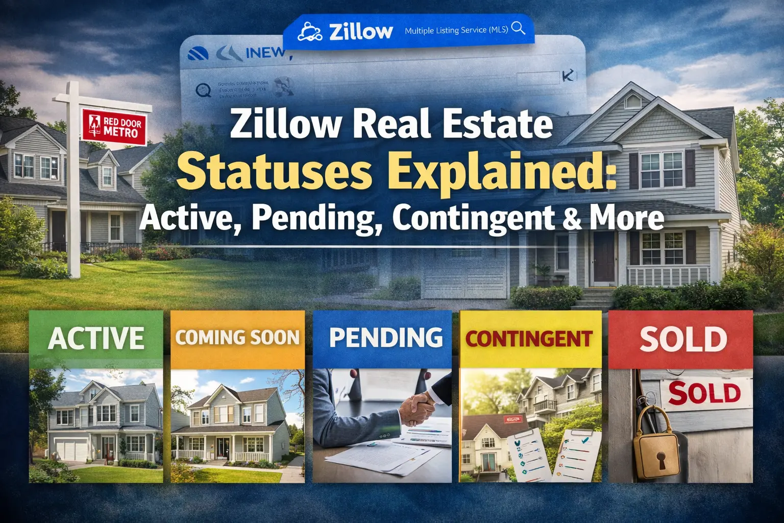 Glossary of Zillow Real Estate Statuses and What They Mean