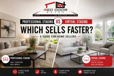 Professional vs virtual staging comparison