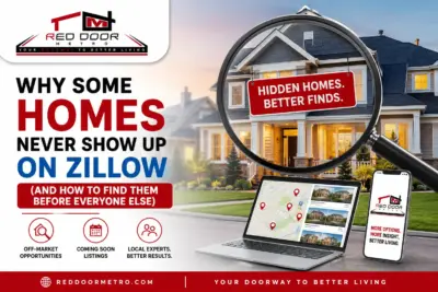 Why Some Homes Never Show Up on Zillow – Red Door Metro guide to finding off-market and Coming Soon homes before other buyers