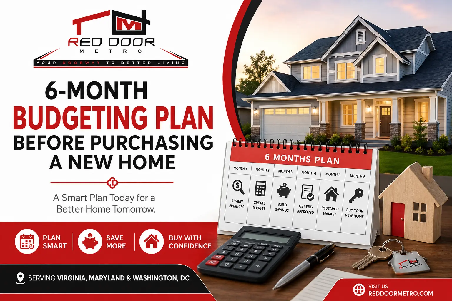 Red Door Metro Six-Month Home Plan